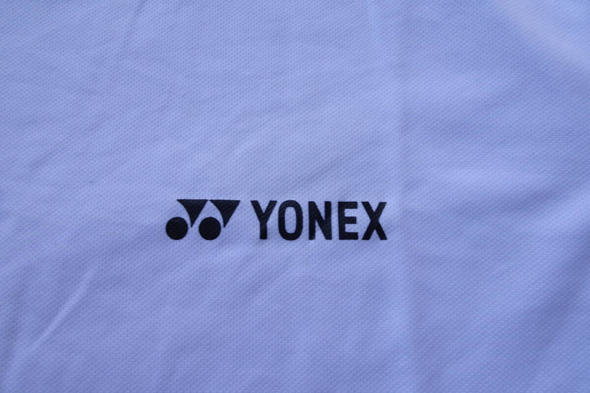 YONEX/ヨネックス/半袖Tシャツ/速乾性素材/ロゴプリント/スポーツ/トレーニングウェア/白/ホワイト/Oサイズ(5/14R)_画像8