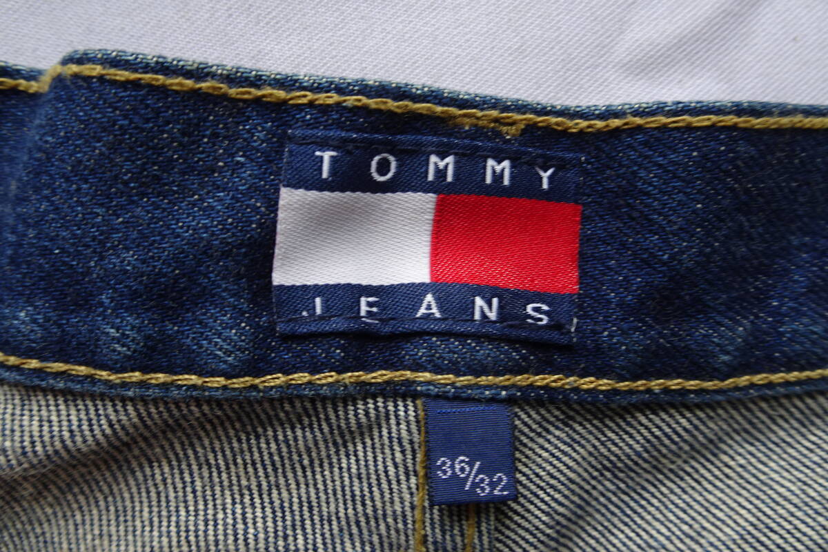 TOMMY JEANS/トミーヒルフィガー/デニムペインターパンツ/ジーンズ/ジップフライ/ワイドシルエット/インディゴブルー/36インチ(5/16R)_画像3