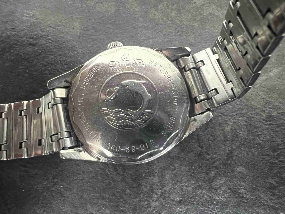 CT5824 ENICARenika механический завод мужские наручные часы 140-39-01E