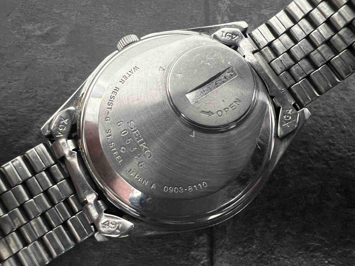 CT5828　 セイコー 0903-8110 QZ 白文字盤 デイデイト メンズ腕時計_画像4