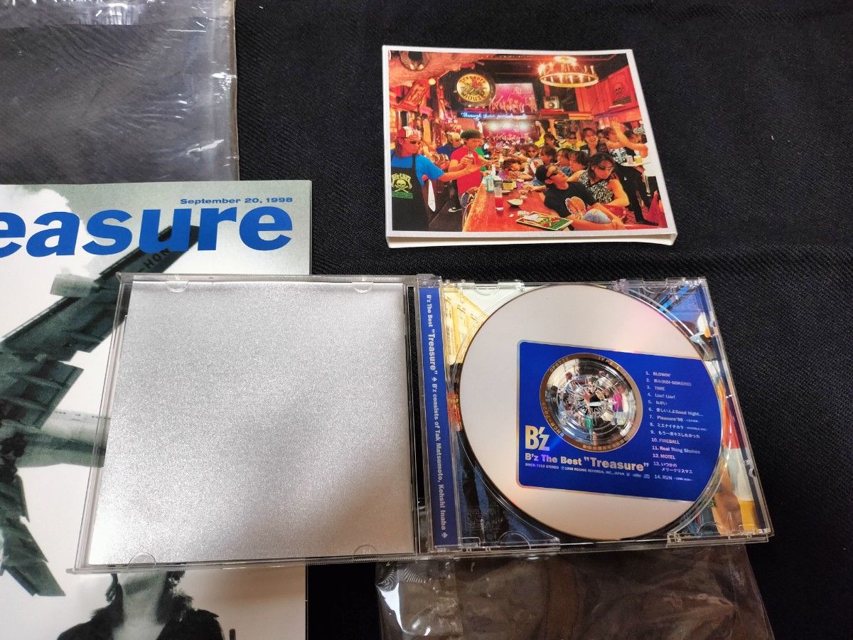 B'z 本　Chronicle 1988～1998　B'z the best treasure CDアルバム