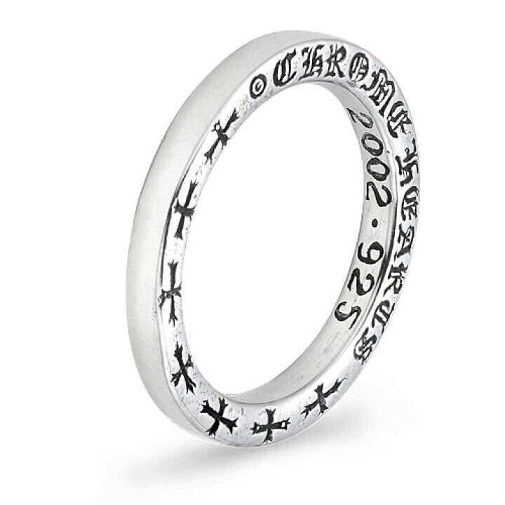 【インボイス原本】CHROME HEARTS クロムハーツ NTFLリング 4 5号|