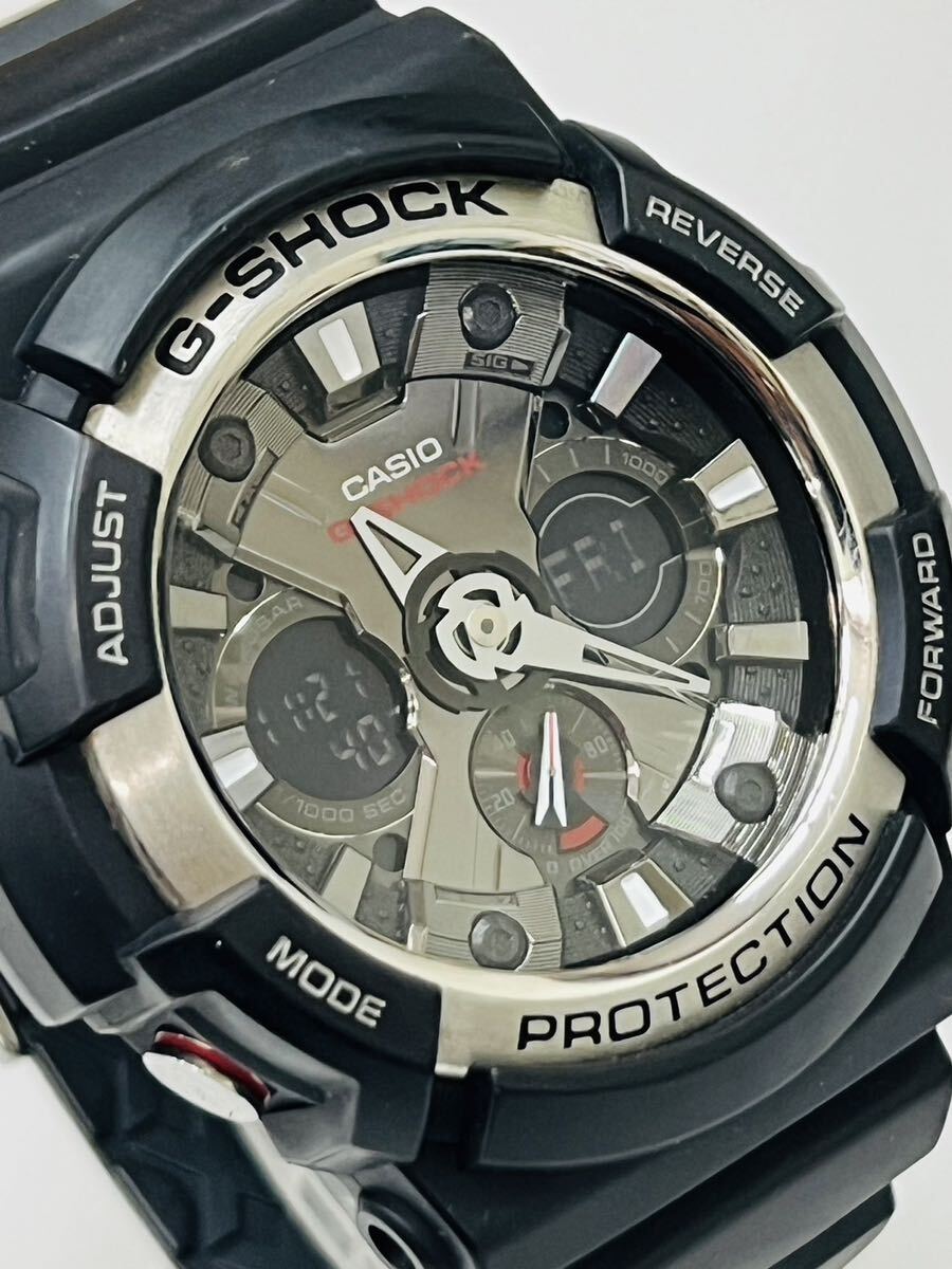 【電池交換済み】G-SHOCK Gショック デジアナ ビッグケース GA-200-1AJFの画像5