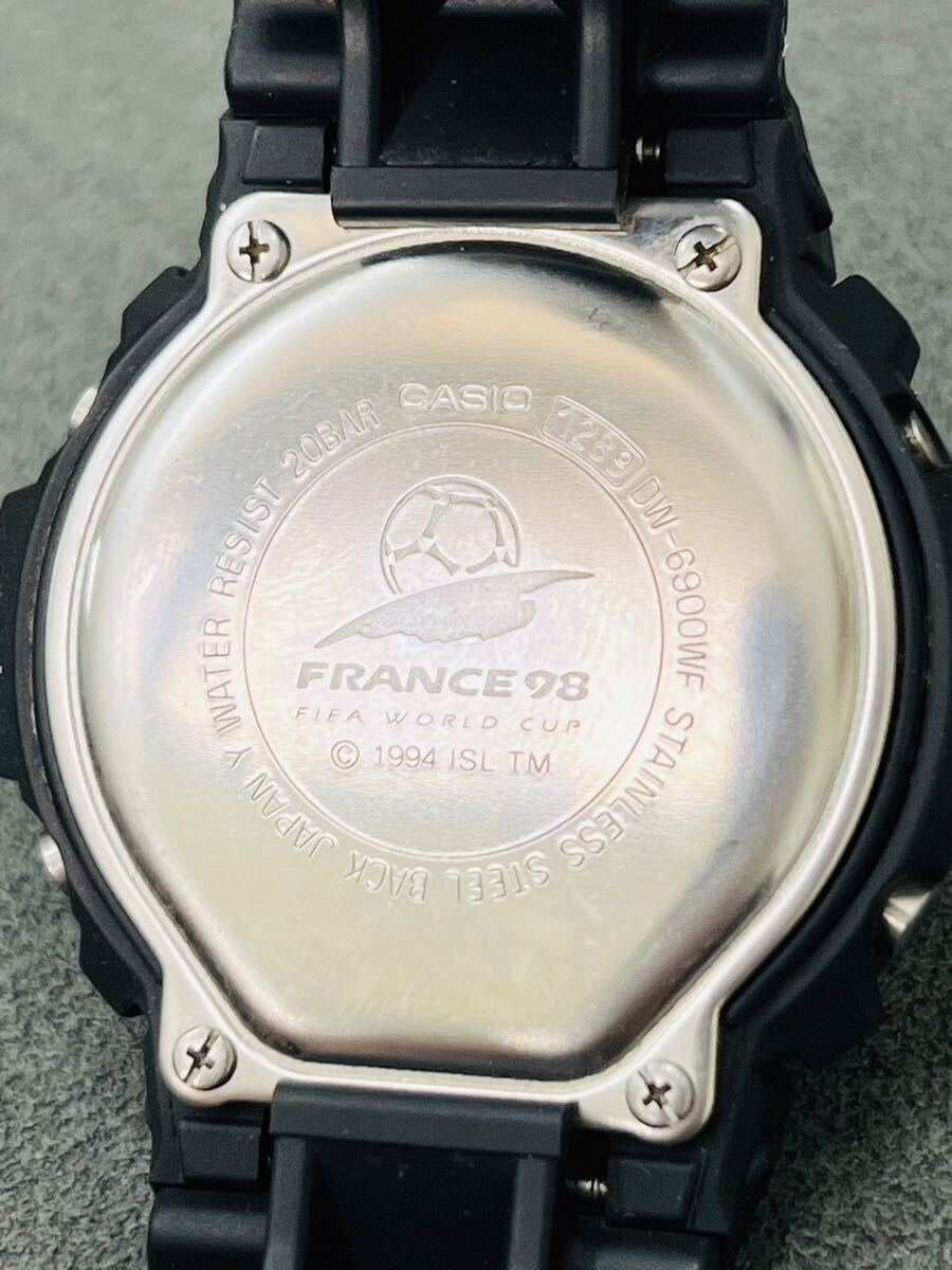 【美品】G-SHOCK Gショック 98年 フランスW杯 FIFAワールドカップ DW-6900WF-1T_画像8