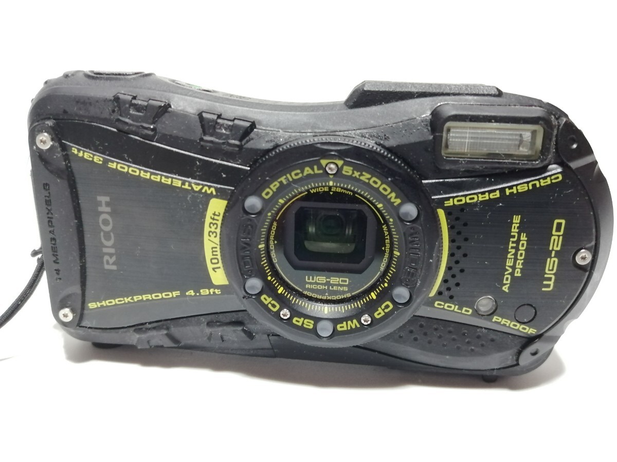 リコー WG-20 カメラ 動作確認済み! Yahoo!オークション - 動作確認済み RICOH リコー WG-20