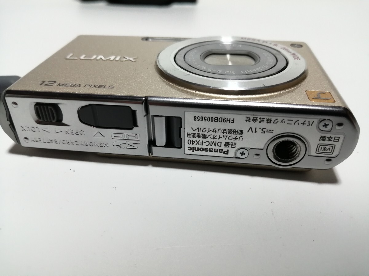 動作確認済み Panasonic パナソニック LUMIX DMC-FX40 コンパクトデジタルカメラ FH9DB005658_画像4