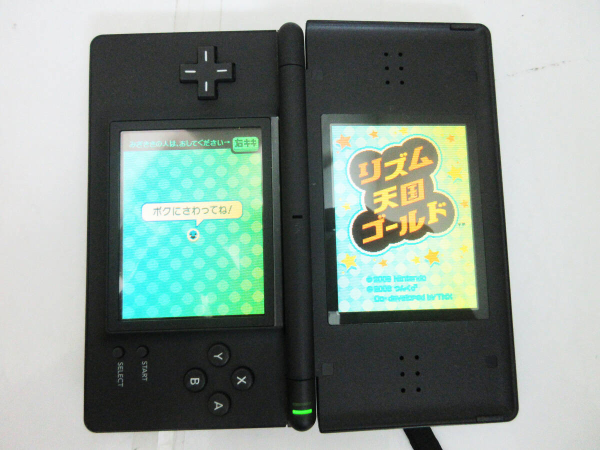 G1111【Nintendo DS Lite USG-001★ブラック ニンテンドー ゲーム機★初期化済★動作品★_画像5
