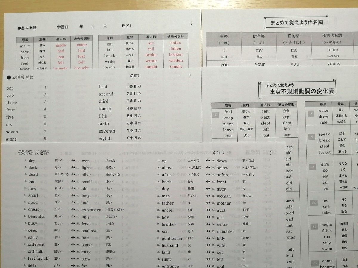 英語定期テスト対策(単語抜粋付き)(中2)　(サンシャインR5&6年度版)