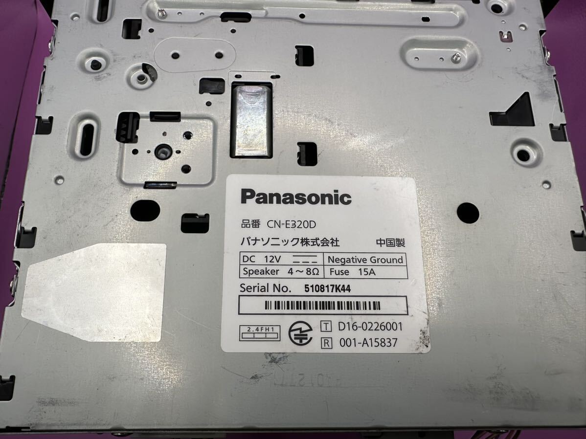 ★PANASONIC ストラーダ CN-E320D メモリーナビゲーション CD/Bluetoothオーディオ シリアルNo.510817K44の画像9