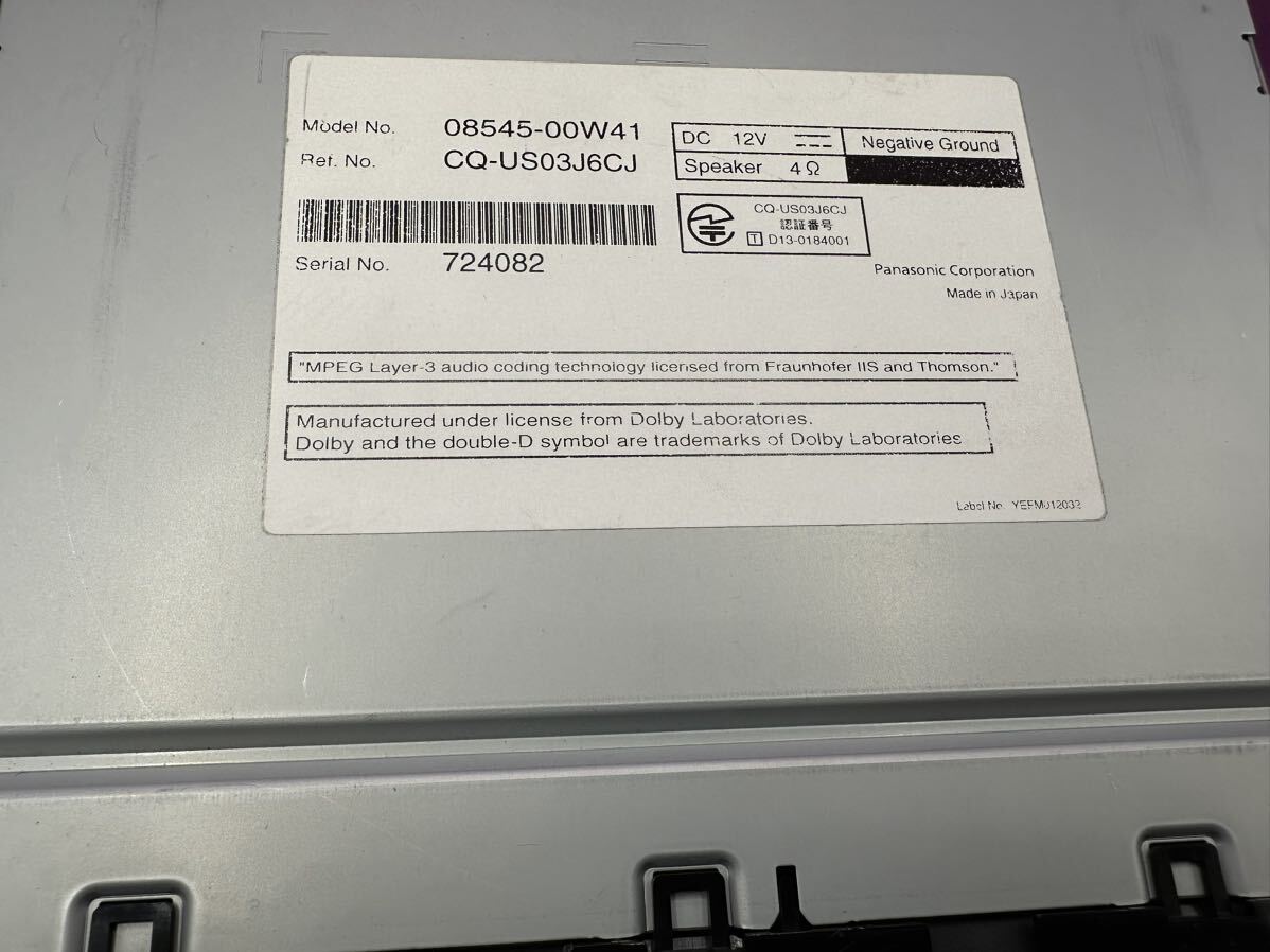 * Toyota оригинальный SD навигация NSZN-W64T Bluetooth CD DVD серийный No.724082