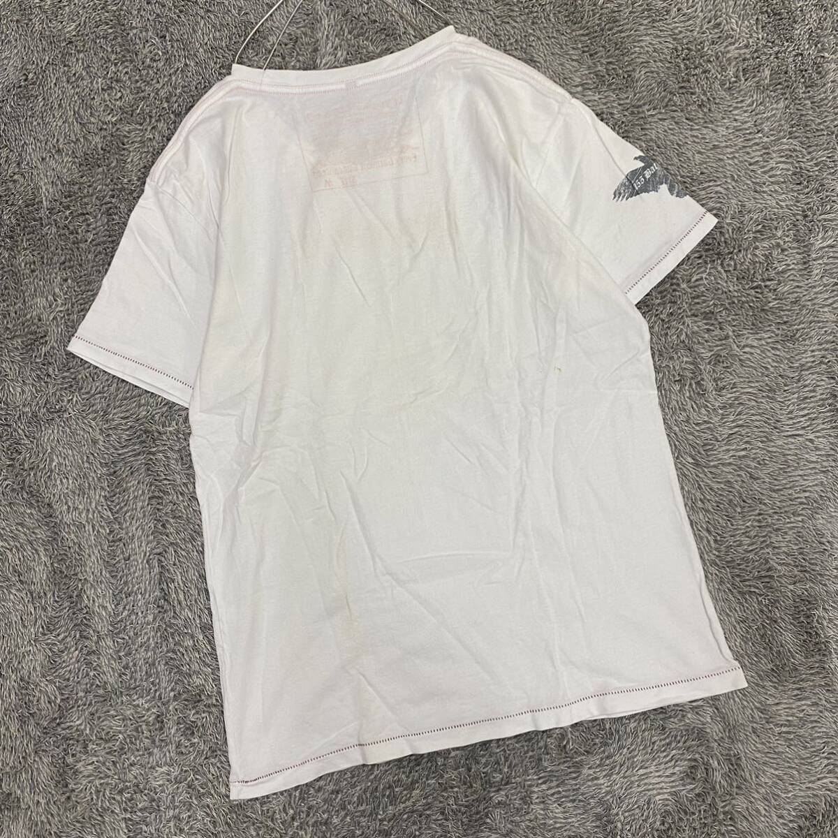 Levi's リーバイス Tシャツ 半袖カットソー サイズM ホワイト 白 メンズ トップス 最落なし （Q19）_画像2