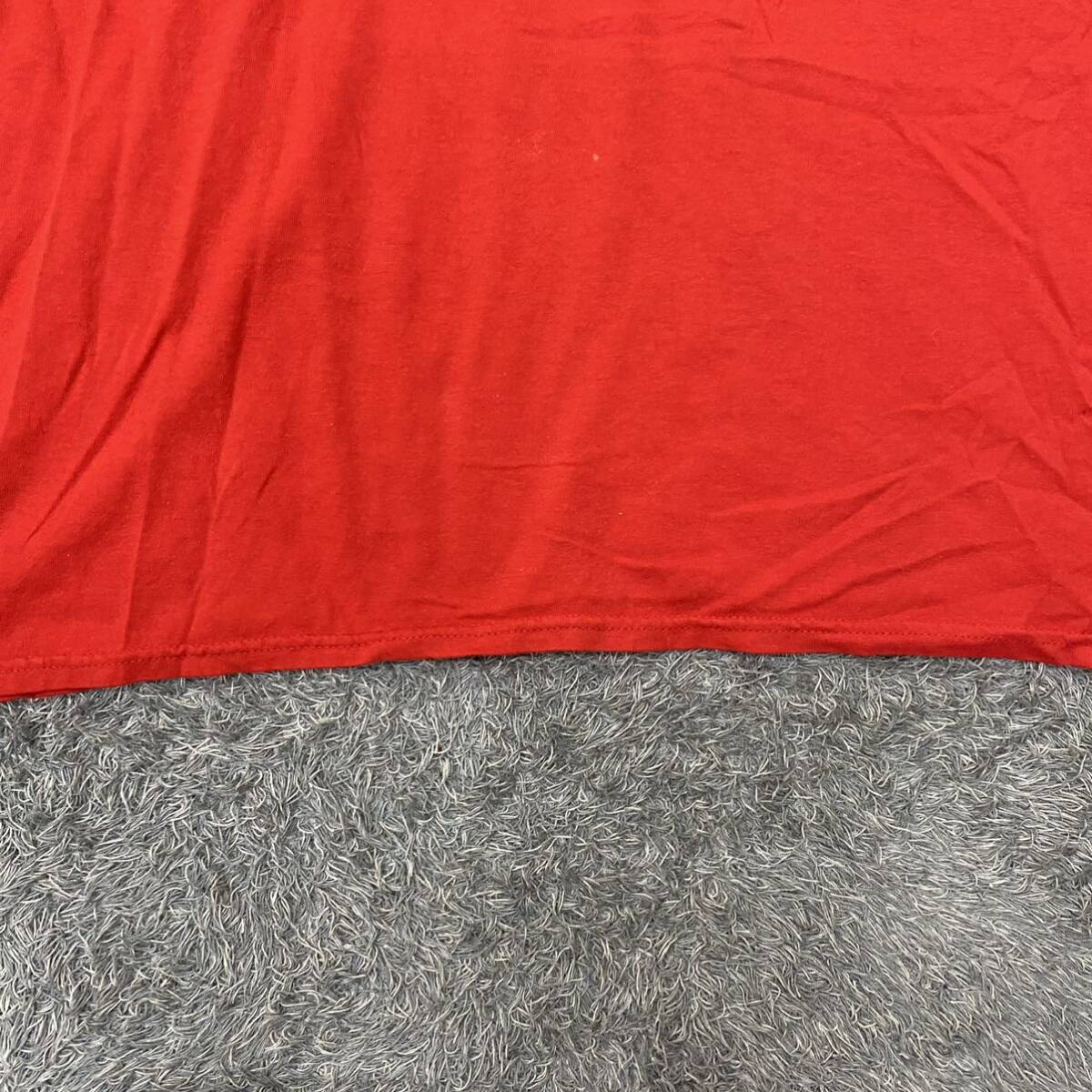 US古着 GILDAN ギルダン Tシャツ 半袖カットソー サイズ2XL レッド 赤 メンズ トップス 最落なし （Q19）_画像4