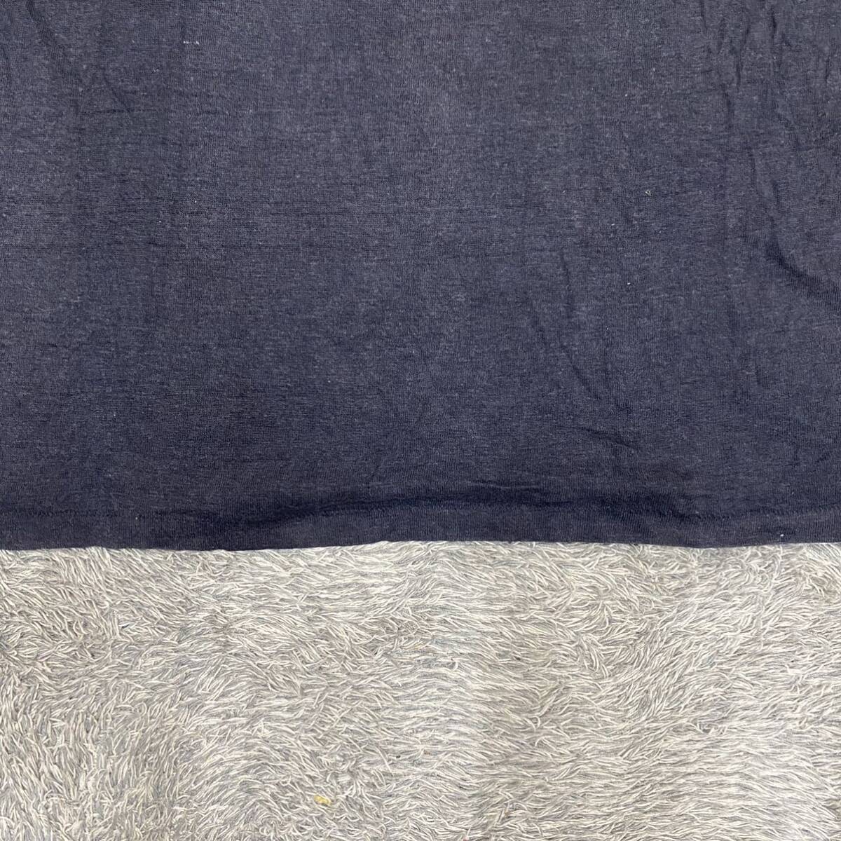 Acne Studios アクネストゥディオズ Tシャツ 半袖カットソー リネン 麻 サイズXS ネイビー 紺色 レディース トップス 最落なし （S19）_画像4
