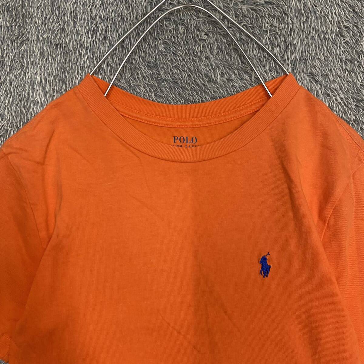 POLO RALPH LAUREN ラルフローレン Tシャツ 半袖カットソー サイズS オレンジ キッズ 子供服 トップス 最落なし （S19）_画像3