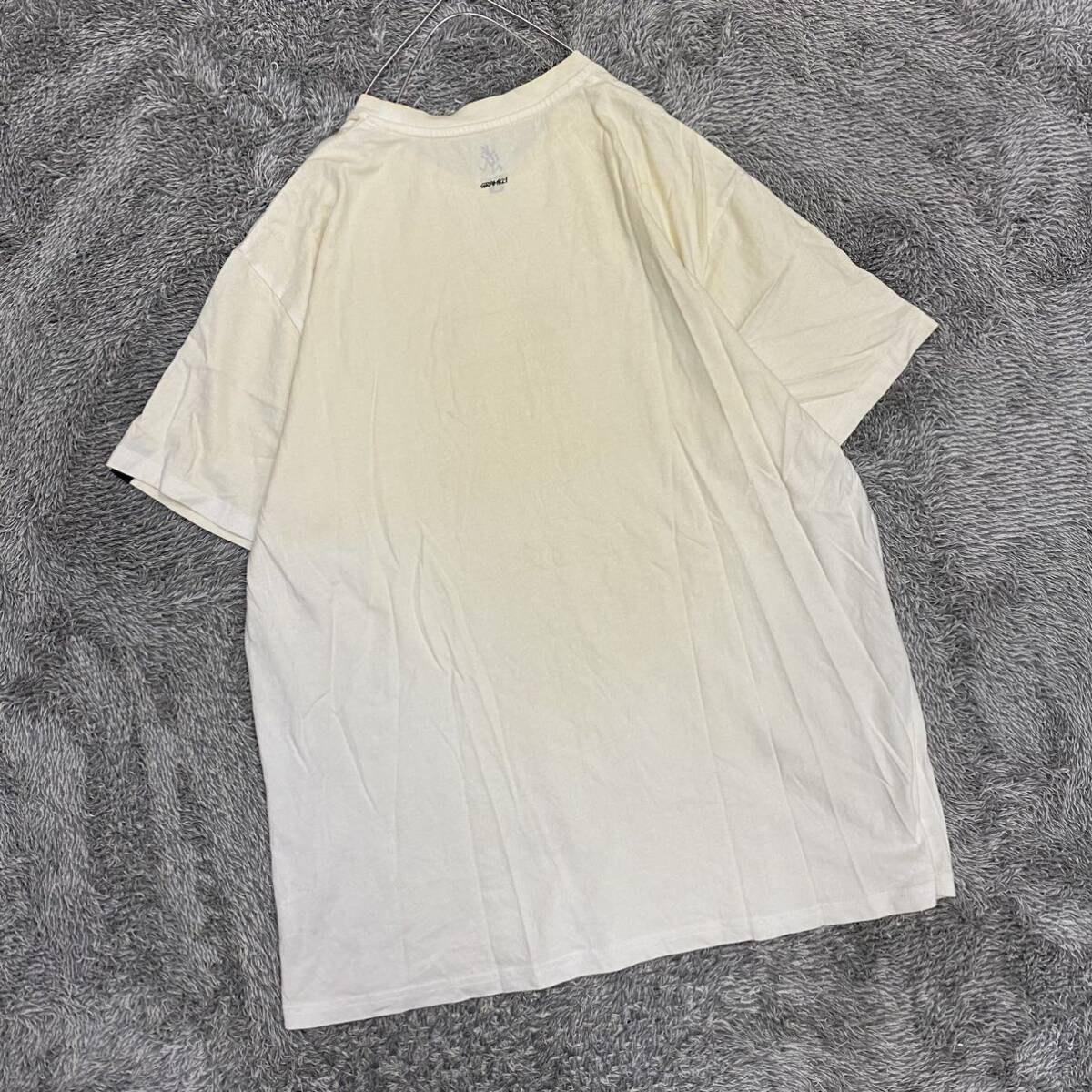 GRAMICCI グラミチ Tシャツ 半袖カットソー サイズXL アイボリー ホワイト 白 メンズ トップス 最落なし （V19）_画像2