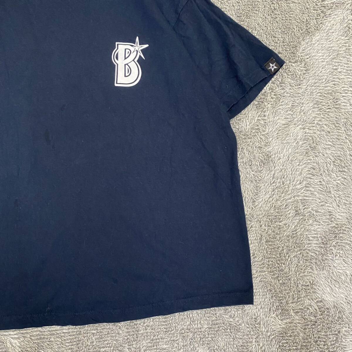 BAYSTARS ベイスターズ Tシャツ 半袖カットソー サイズL ブラック 黒 メンズ トップス 最落なし （A20）_画像5