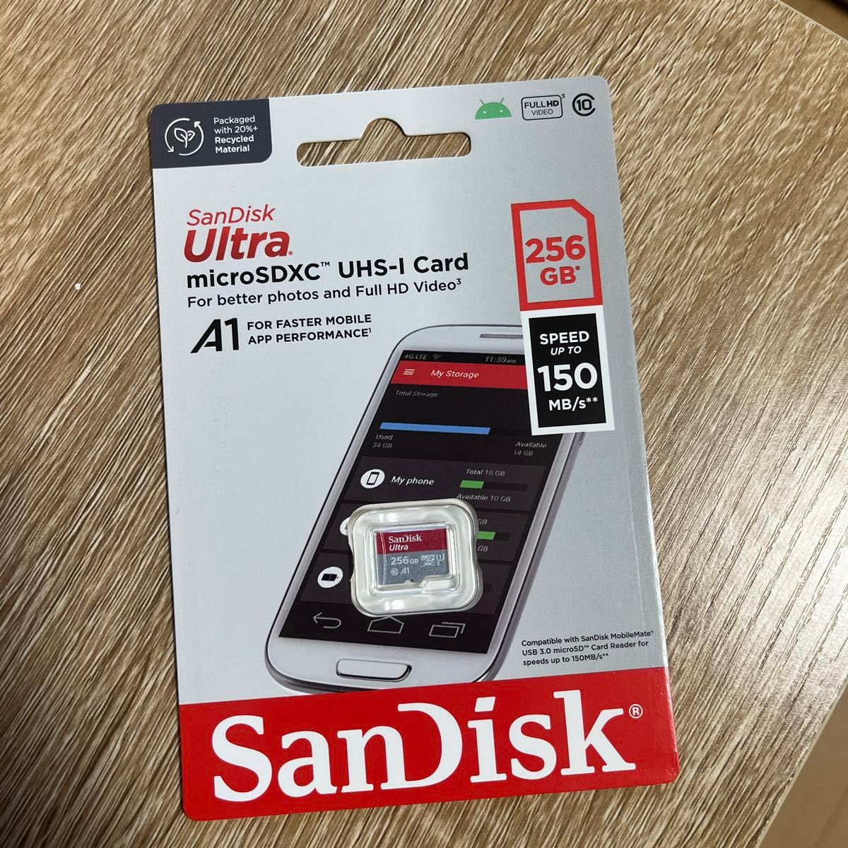 SanDisk 256GB マイクロSDカードサンディスク