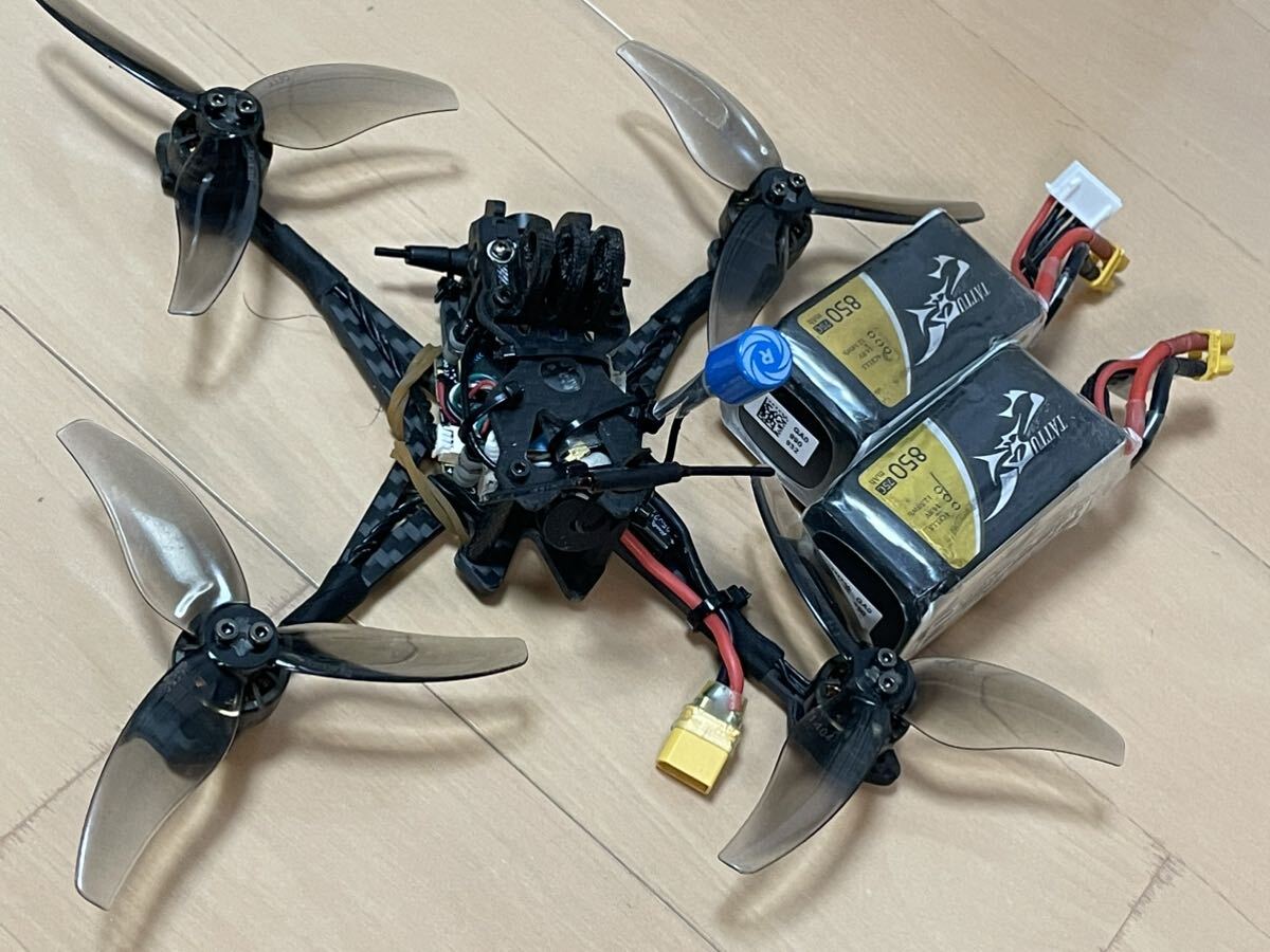 【美品】CRUX35 4S仕様 軽量1404-3500kv Gemfan3630 ☆フリースタイル☆ ドローン_画像3