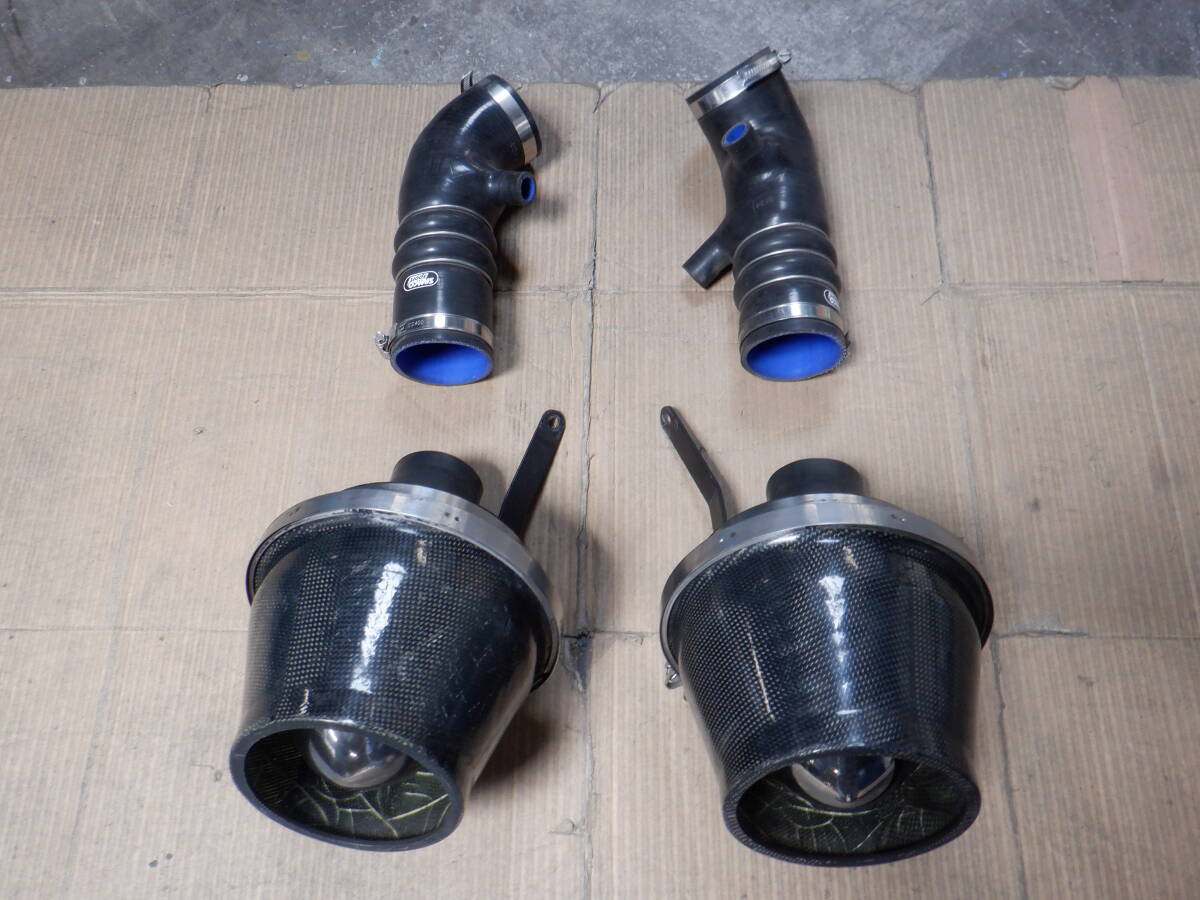 Gruppe M super cleaner carbon SAMCO SPORT induction hose kit VQ37VHR Z34 V36 Y51 with defect! used 