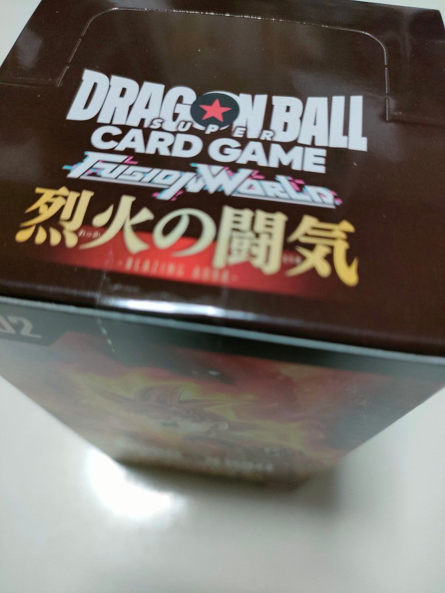 ドラゴンボールスーパーカードゲーム フュージョンワールド ブースターパック 烈火の闘気 1BOX テープ付き