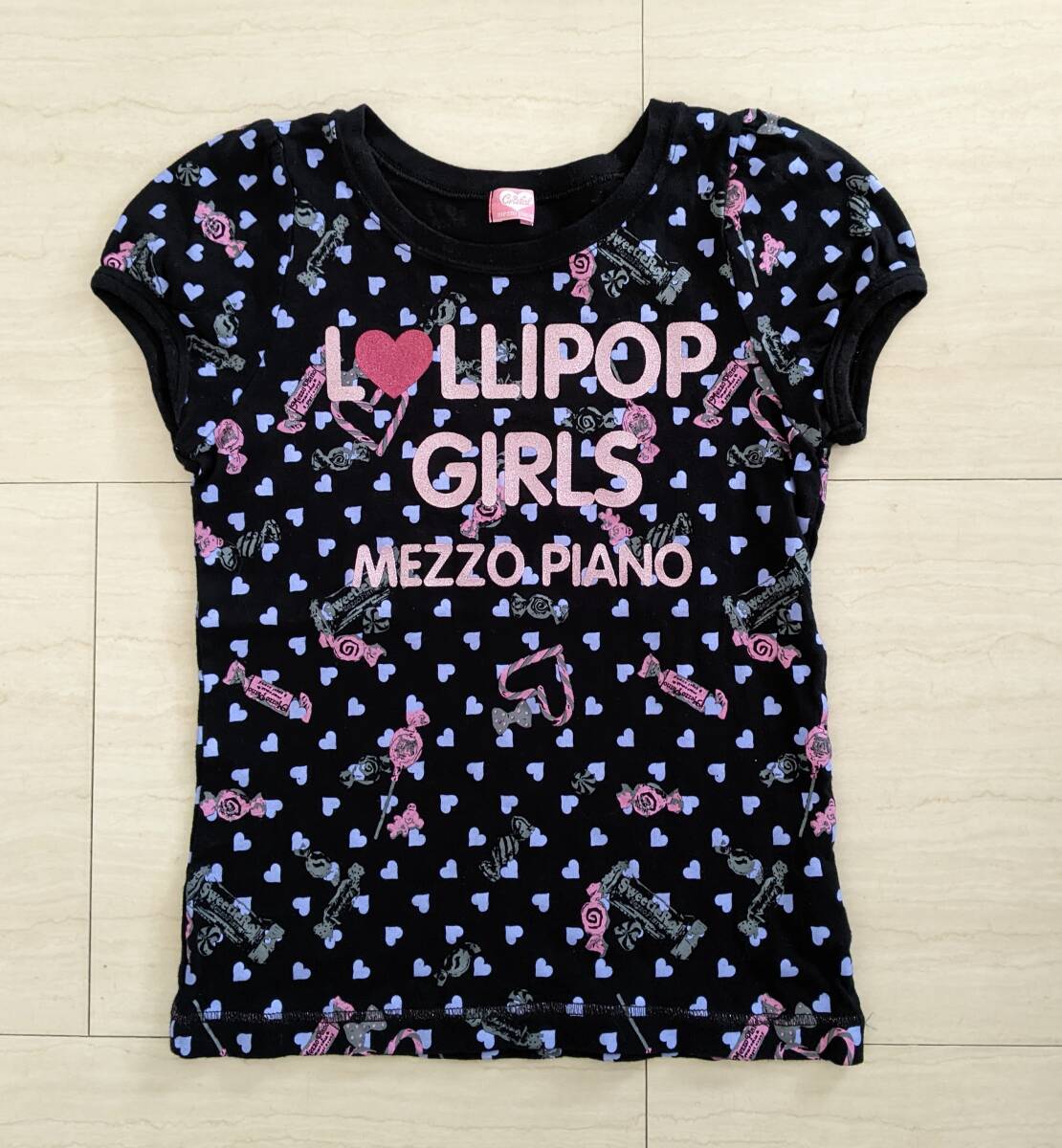  beautiful goods Mezzo Piano short sleeves T-shirt size 140