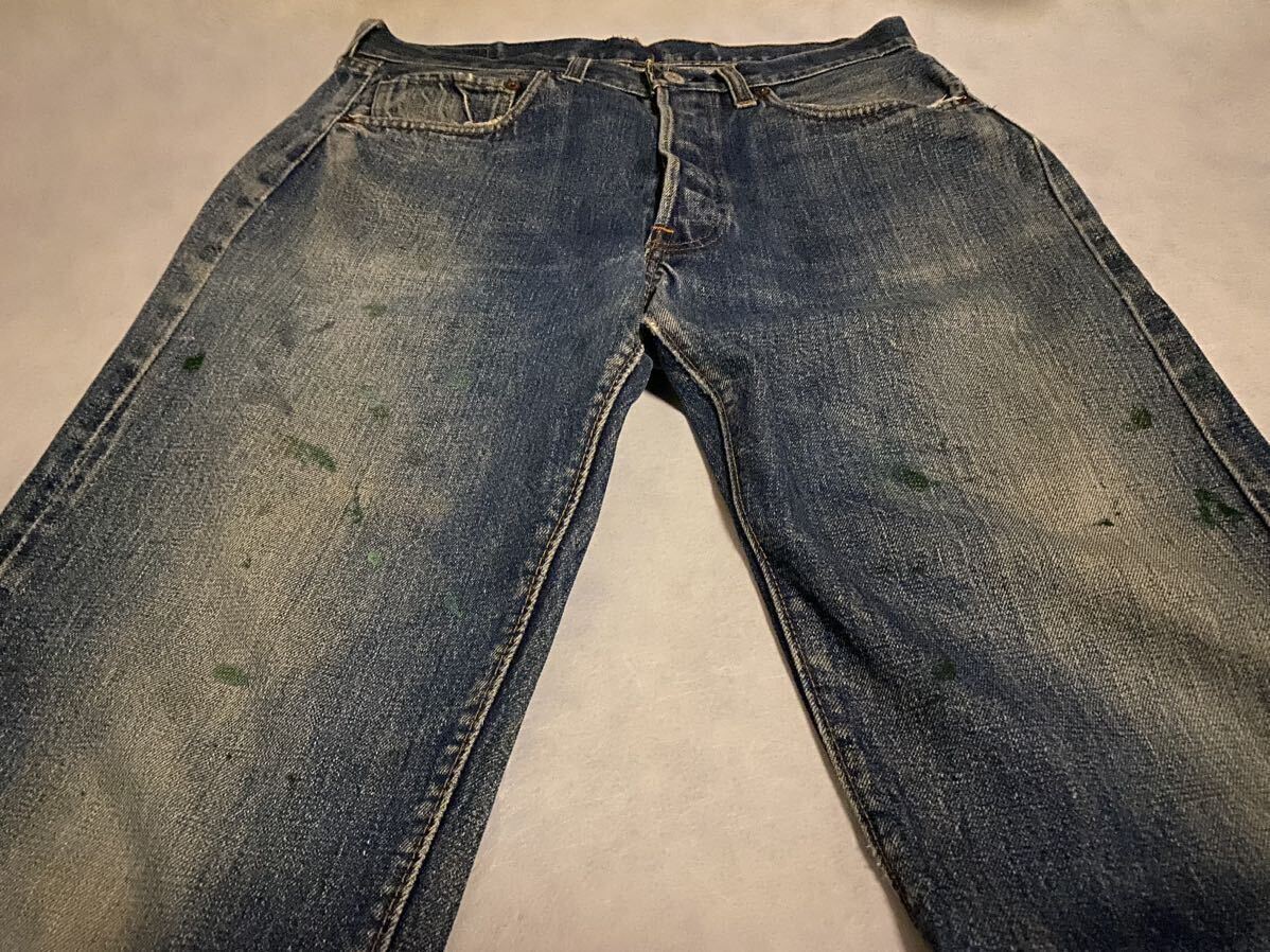  finest quality dark blue Levi\'s 501 66 previous term W34 Levi's 70s Vintage Denim USA made BIGE 505 XX 50s 506 large war 507 557 60s big E one side 606 80s