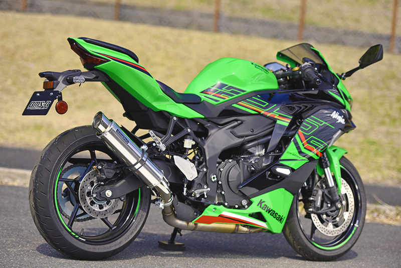 新品 ビームス ZX-25R(8BK-ZX250H)用 R-EVO2 スリップオン ステンレスサイレンサー 政府認証 G436-54-P3J BEAMS マフラー_画像2