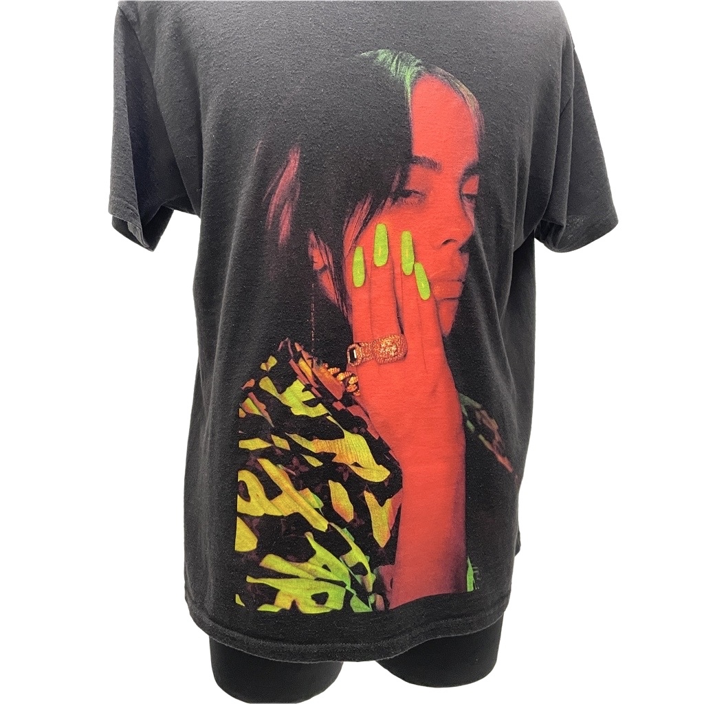 USA古着 Billie Eilish WHERE DO WE GO? WORLD TOUR Tシャツ / ビリーアイリッシュ THE LIVESTREAM レア 音楽 ライブ 2020