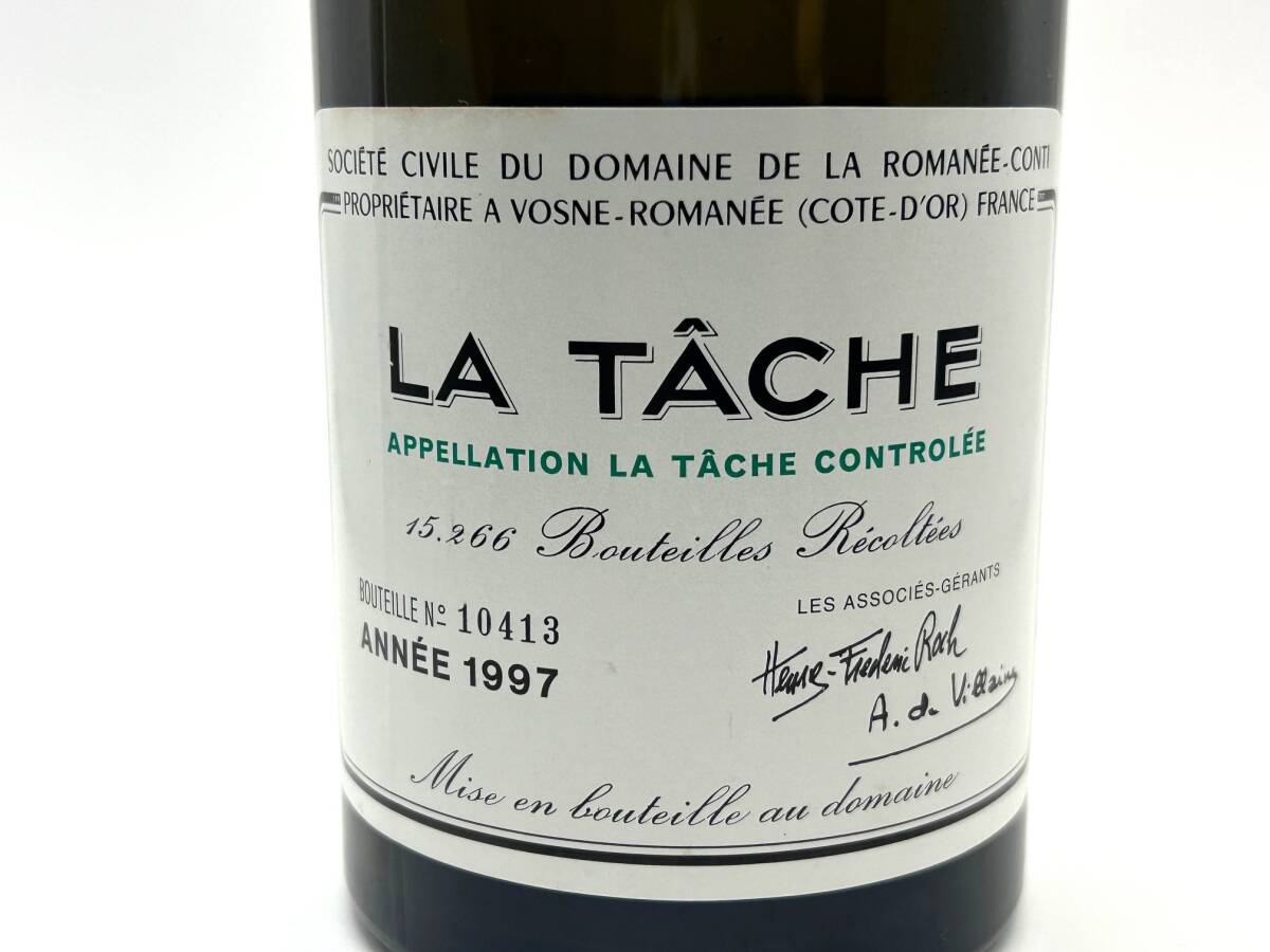 2028　【空瓶】　DRC　LA TACHE　ロマネコンティ　ラ ターシュ　1997年　コルクあり　希少ボトル　コレクション　断捨離_画像3