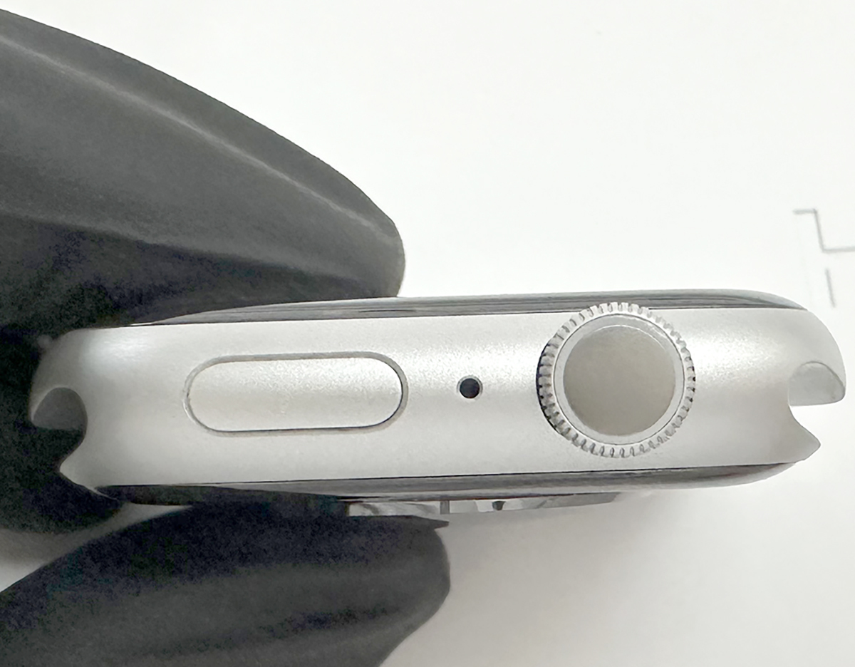  б/у хороший товар Apple Watch SERIES8 MP6N3J/A 45mm GPS aluminium кейс / белый спорт частота 