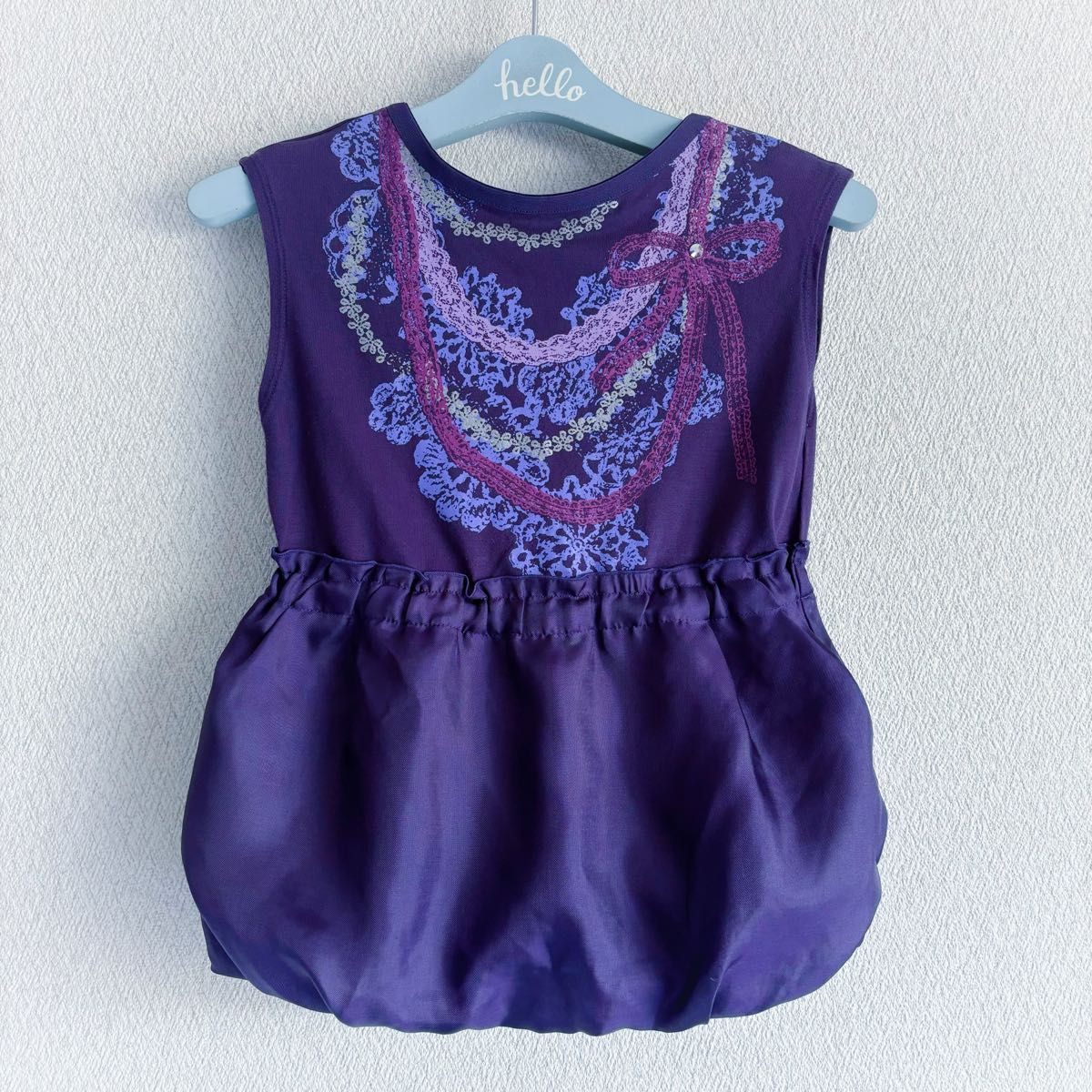 美品 ANNA SUI mini アナスイミニ チュニックワンピース 美品 ANNA SUI mini アナスイミニ チュニックワンピース