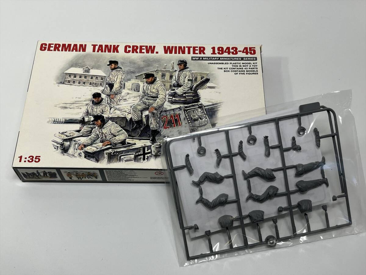 【未開封新品】ドラゴン6113 1/35 WWⅡ ドイツ軍 第3降下猟兵師団 戦車誇乗兵 アルデンヌ1944＆ミニアート35021 戦車兵 防寒服 1943-1945_画像1