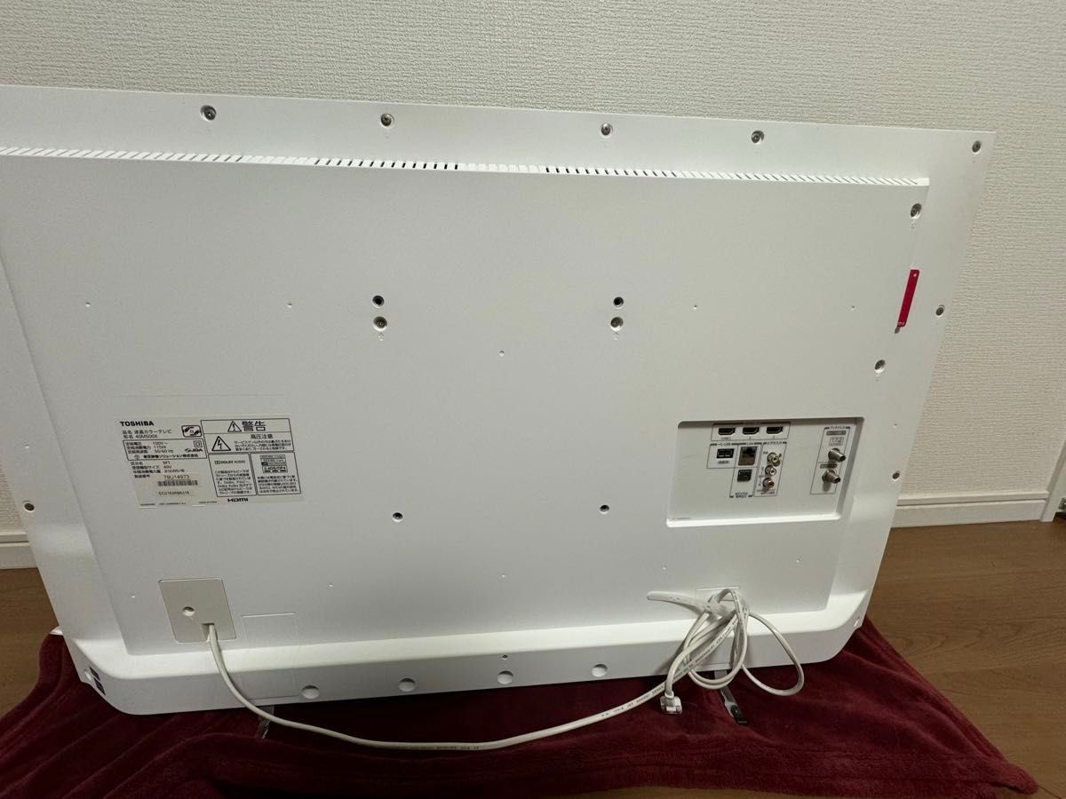 東芝 4K液晶テレビ REGZA 40M500X-W ホワイト 2016年製 付属品完 東芝 4K液晶テレビ REGZA 40M500X-W ホワイト 2016年製 付属品完