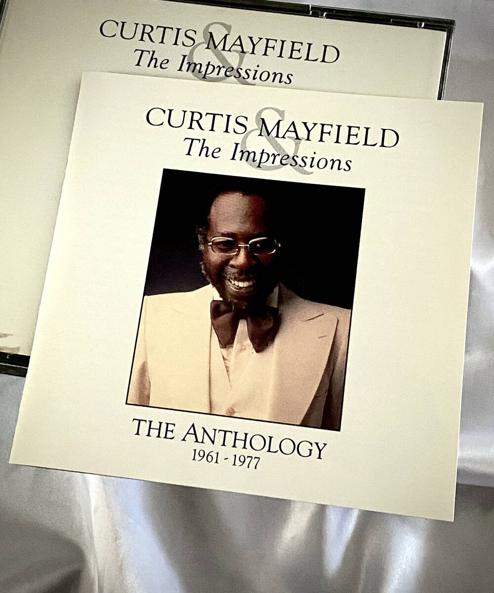 Curtis Mayfield & The Impressions / The Anthology 1961-1977　カーティスメイフィールド　　1992年US盤CD2枚組 MCAD2-10664_画像7