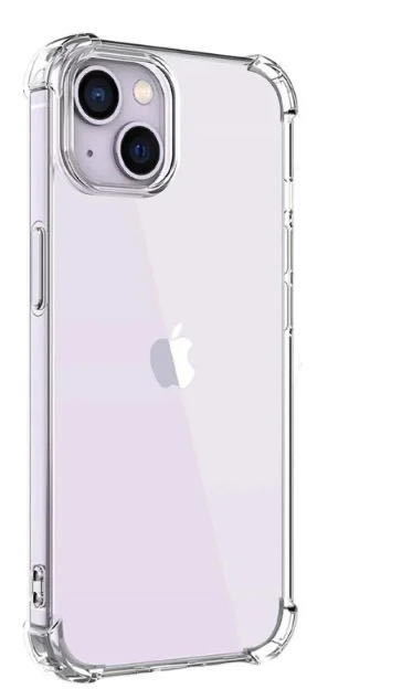 2個セット iphone15 クリア ラバー シリコン ケース ショック軽減 iphone 15 カバー TPU ソフトケース クリア 透明 ケース_画像1