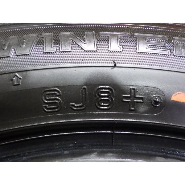 ダンロップ WINTER MAXX SJ8+ 225/60R18 4本SET◎2021年製9~9.5分山スタッドレス◎中古 特筆すべき損傷なし◎手渡し可◎アルファード等に_画像8