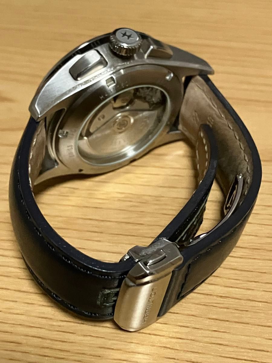 ハミルトン HAMILTON ブロードウェイ デイデイト レザー H43516641 H435160 メンズ 自動巻き 腕時計