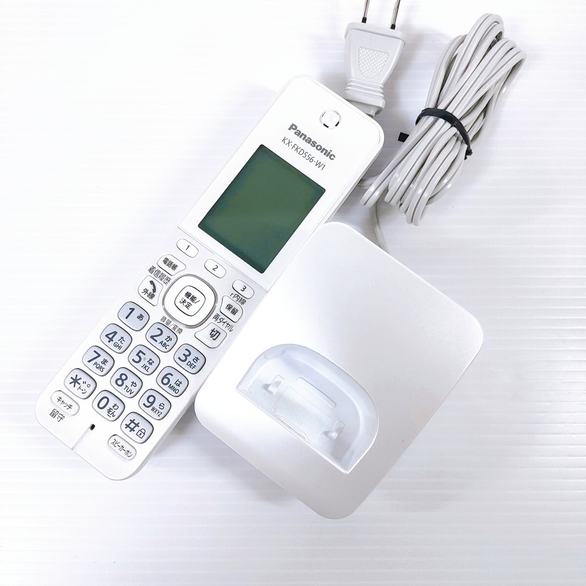 【動作品】Panasonic パナソニック コードレス電話機 VE-GZ72-Wの画像3