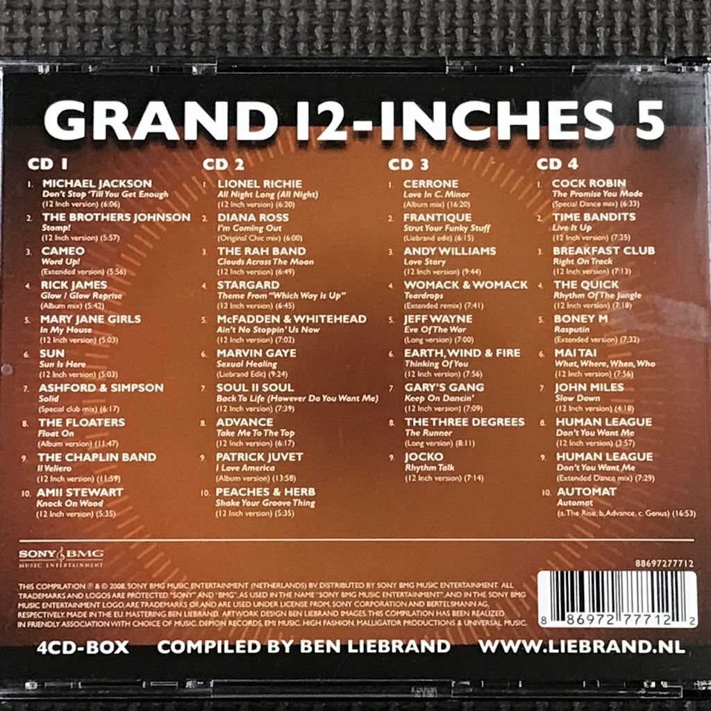 GRAND 12-INCHES 5　COMPILED BY BEN LIEBRAND