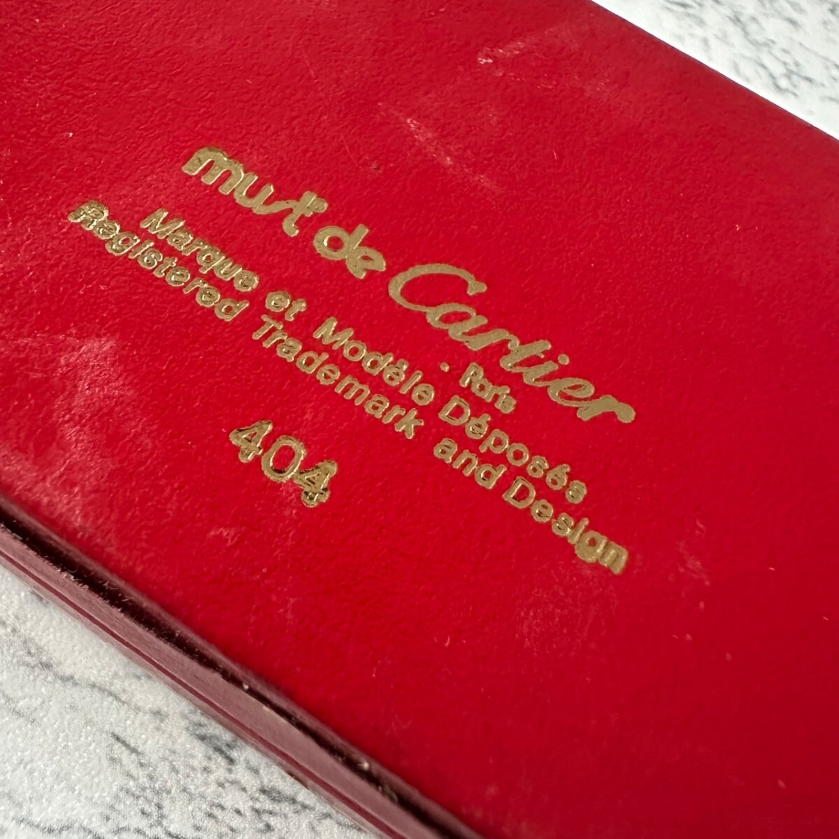 Cartier カルティエ トリニティ ボールペン シルバー ツイスト式 箱付き_画像8