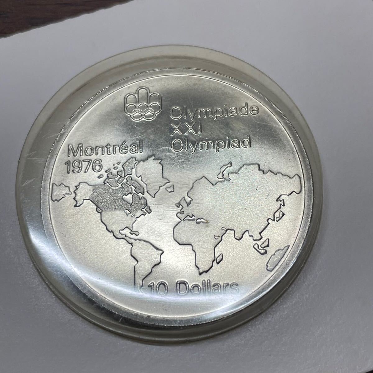 【4枚セット】カナダ　1976年　モントリオール　オリンピック記念　銀貨セット　ケース付き　_画像3
