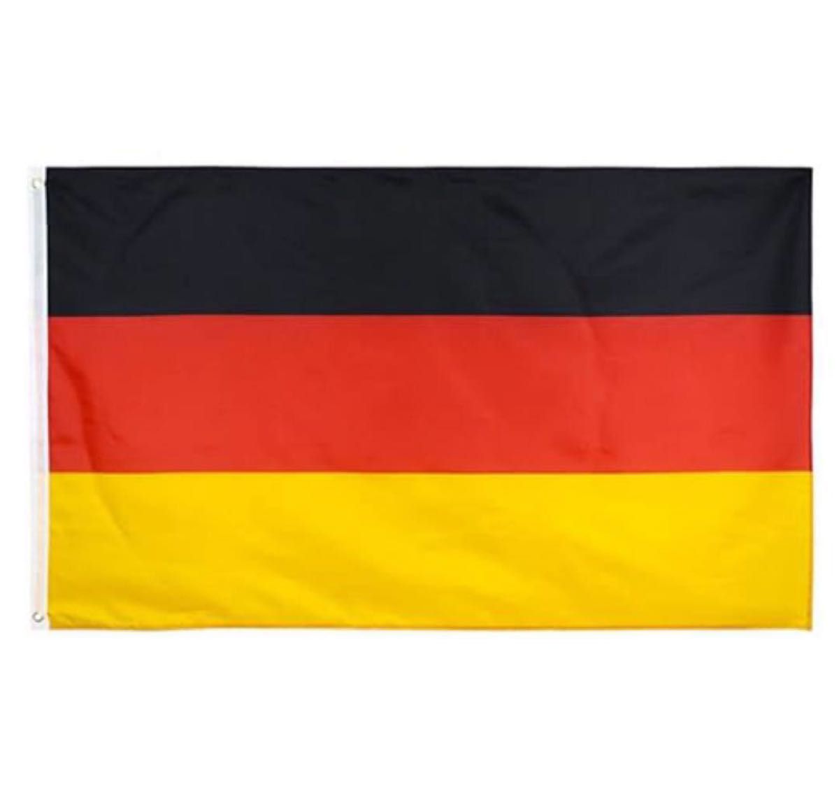★1点のみ★ 国旗 ドイツ ドイツ国旗 応援 応援グッズ サッカー 留め具付き インテリア サポーターグッズ 