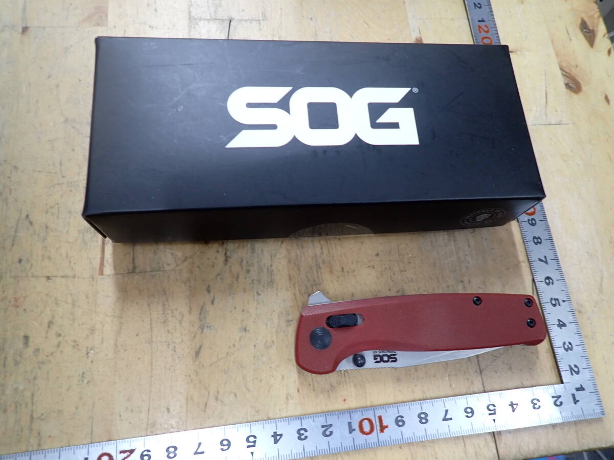 『J15D』SOG ソグ フォールディングナイフ Terminus XR G10_画像1