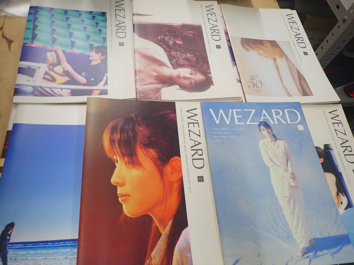 [K25E1]ZARD slope . Izumi water fan club bulletin magazine WEZARD No.24~No.52 29 pcs. together set FC bulletin 