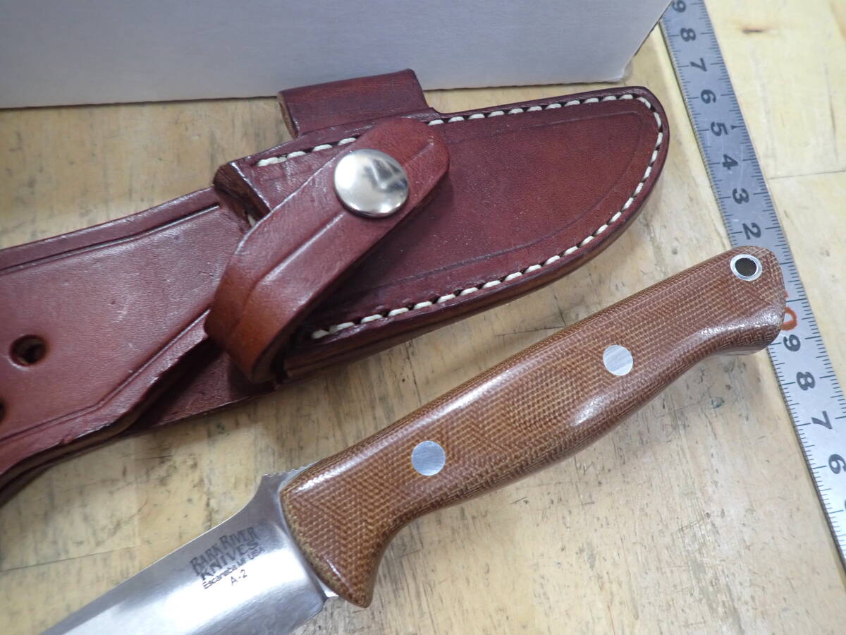 『K15A』BARK RIVER KNIVES バークリバー ナイフ BRAVO GUNNY A-2　シースナイフ_画像3