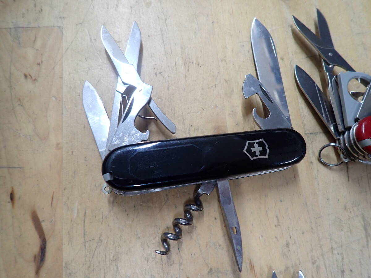 [K17J]VICTORINOX Wenger Victorinox Wenger нож 5шт.@(5 пункт ) совместно комплект мульти- tool много добродетель нож 