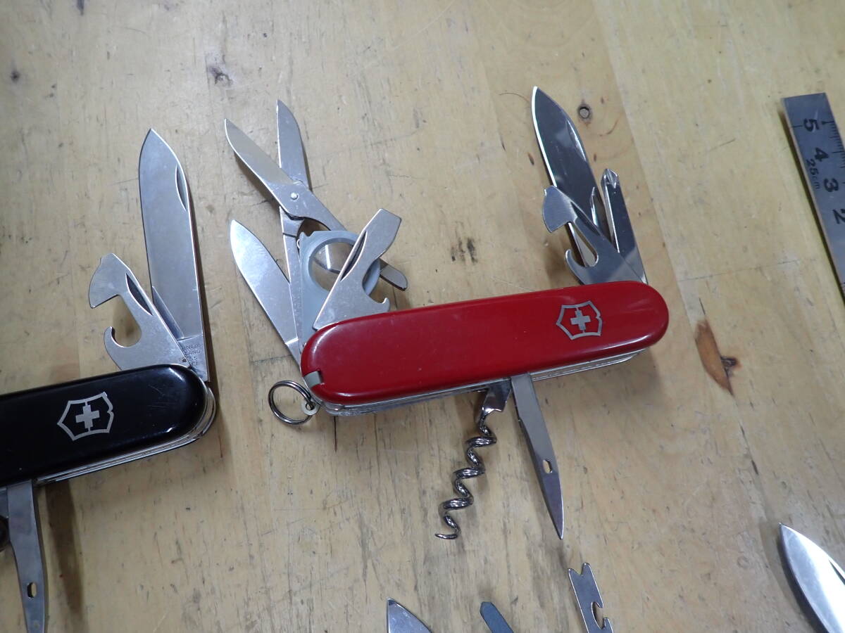 [K17J]VICTORINOX Wenger Victorinox Wenger нож 5шт.@(5 пункт ) совместно комплект мульти- tool много добродетель нож 