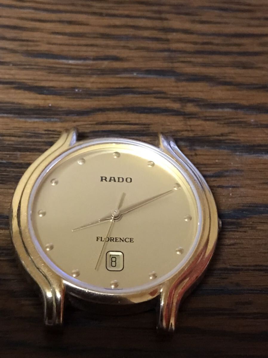 RADO ラドー メンズ 腕時計 FLORENCE SAPPHIRE CRYSTAl 129.3645.2 稼働品 本体のみの画像2