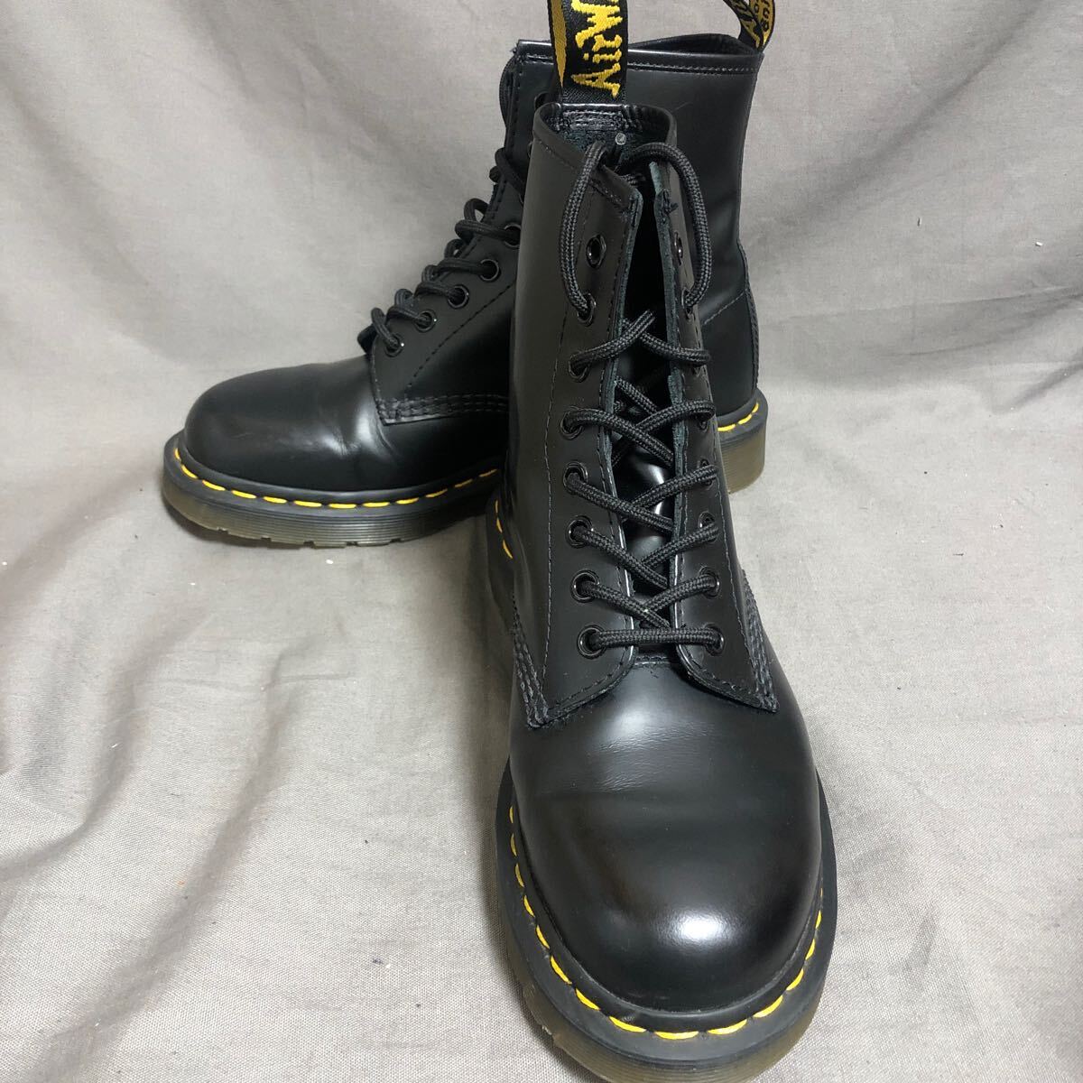 【返品OK】ドクターマーチン　UK6　US7　約24.5～25㎝　10072　8ホールブーツ　ブラック　【Dr.Martens 】_画像3