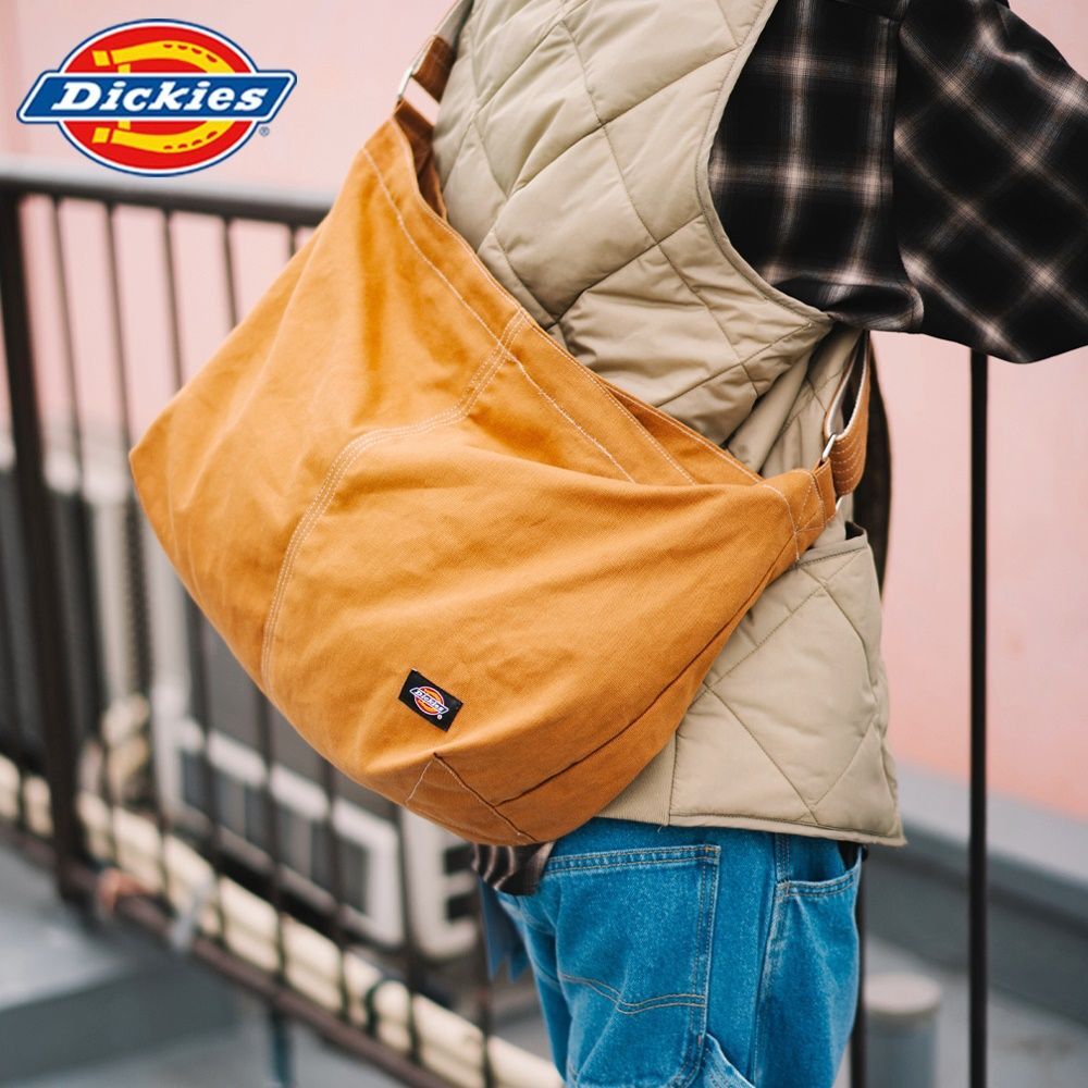 ★Dickies ディッキーズ 新品 大容量 シンプル カジュアル 斜め掛け ショルダーバッグ BAG かばん 鞄 [80210900721N] 七★QWER★_画像2